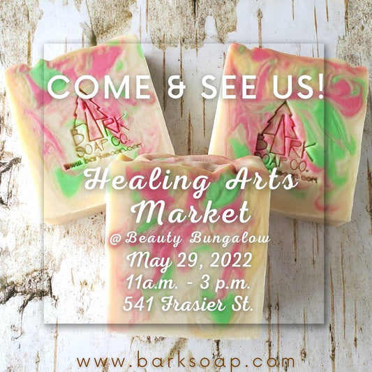 Come and see us in person! May 29th @ the Healing Arts Market