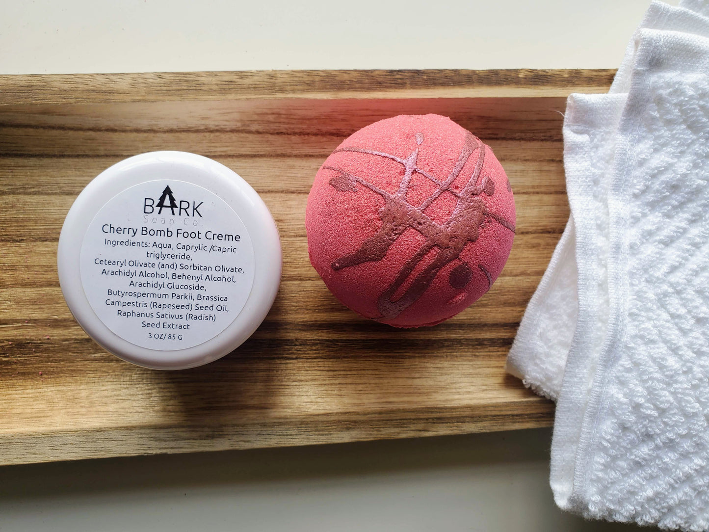 Ch, Ch, Cherry Bomb bath bombs